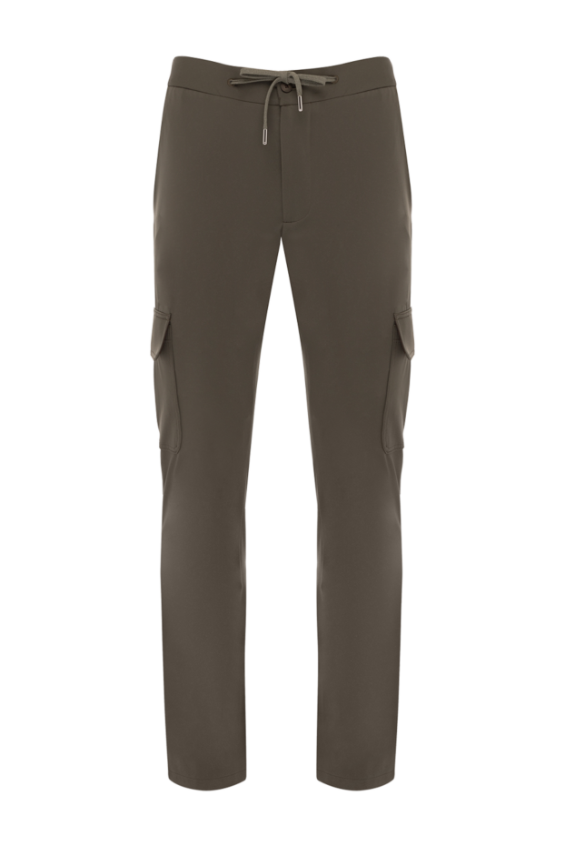 Cesare di Napoli man green men's trousers made of polyamide and elastane buy with prices and photos 179077 - photo 1