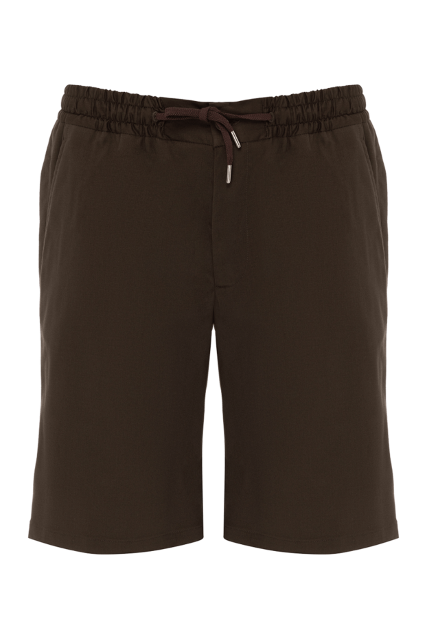 Cesare di Napoli мужские шорты мужские коричневые купить с ценами и фото 179083 - фото 1