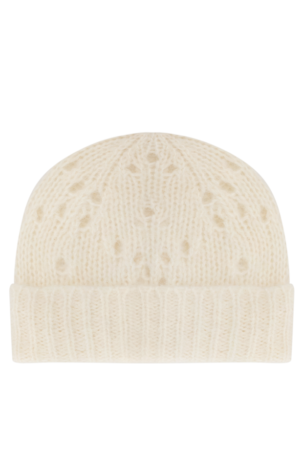 Celine white women's hat made of alpaca and polyamide 179180 - photo 3