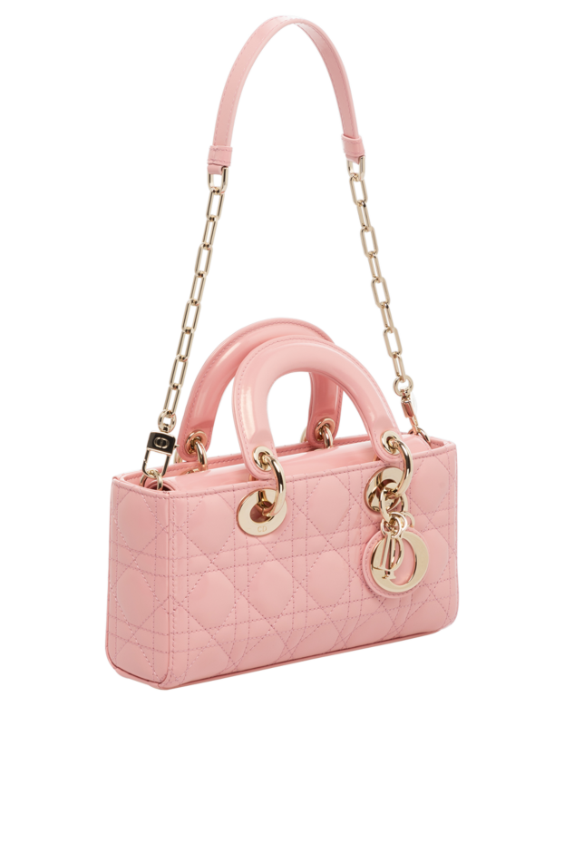 Dior women's pink calfskin bag 179199 - photo 3