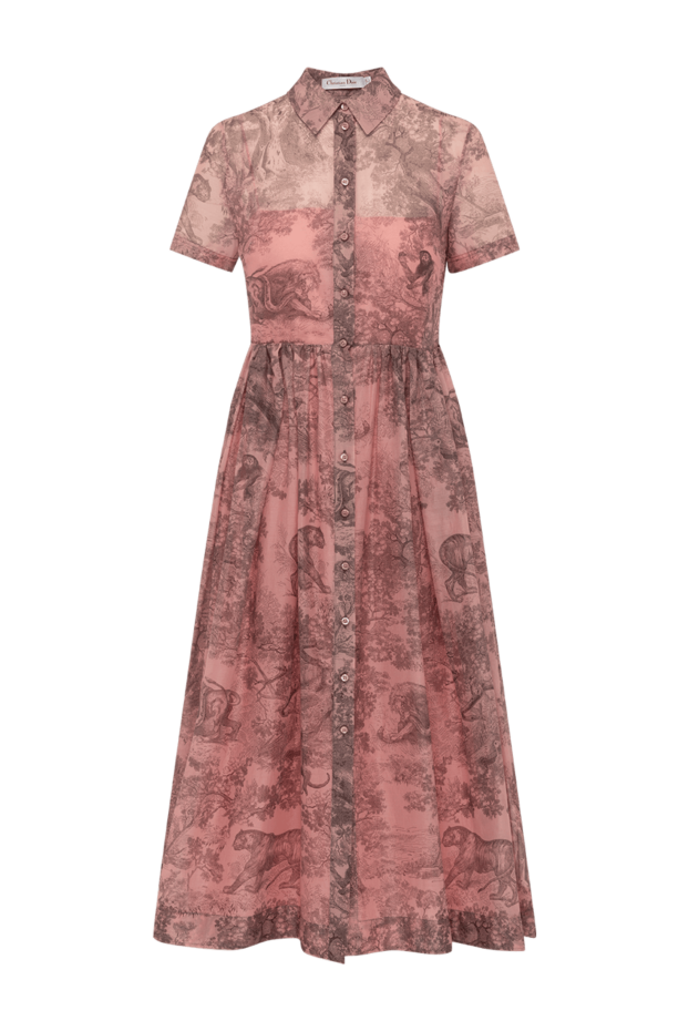 Dior woman women's pink cotton dress buy with prices and photos 179205 - photo 1