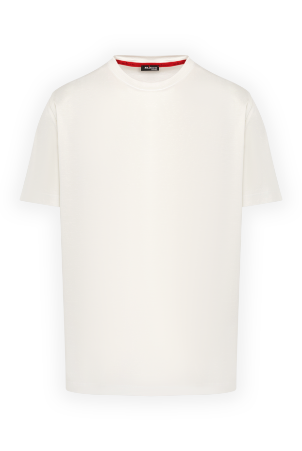 Kiton man men's white cotton t-shirt 179213 - photo 1