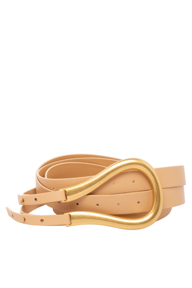 Bottega Veneta women's beige belt made of genuine leather 179233 - photo 1