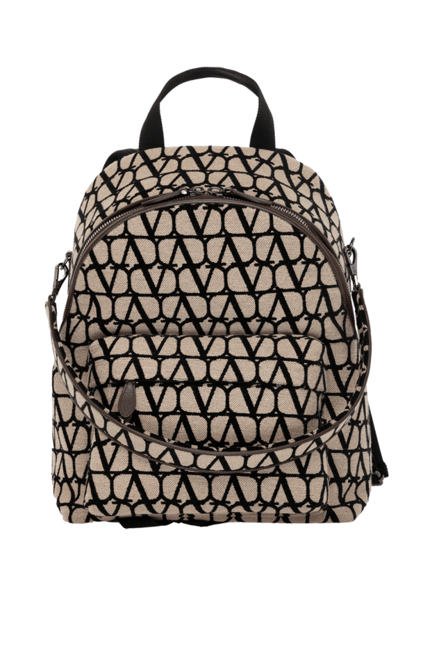 Valentino woman women's beige cotton backpack buy with prices and photos 179266 - photo 1