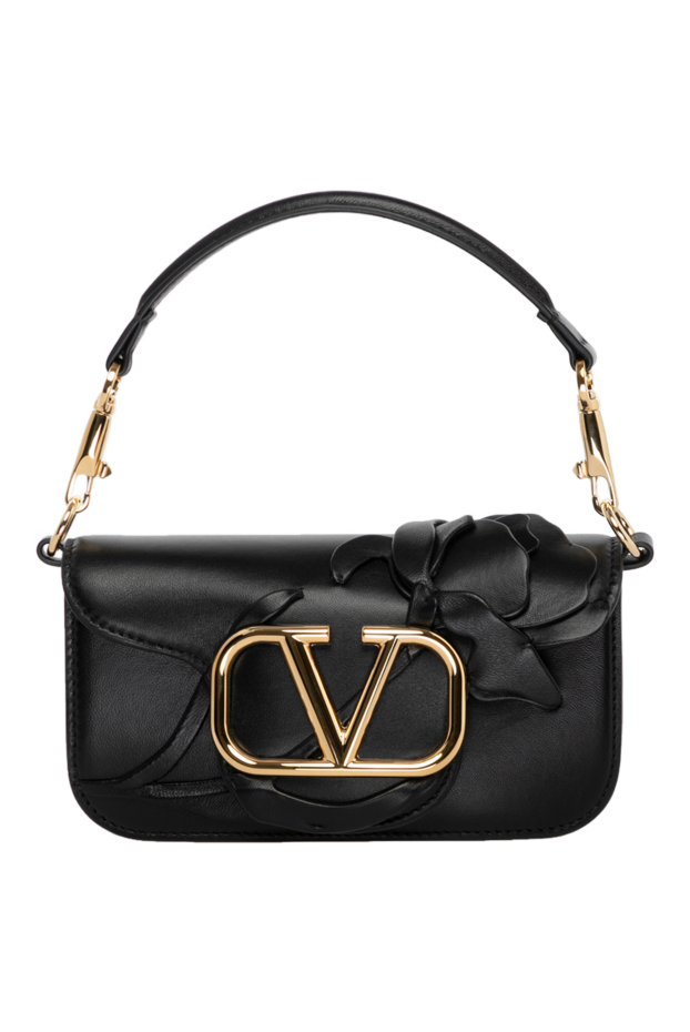 Valentino жіночі сумка жіноча чорна із натуральної шкіри купити фото з цінами 179276 - фото 1