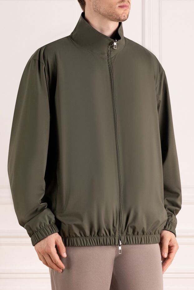 Loro Piana men's green double-sided nylon jacket 179290 - photo 3