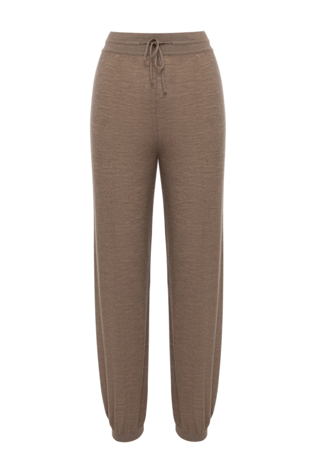 Loro Piana woman women's brown knitted cashmere trousers buy with prices and photos 179304 - photo 1