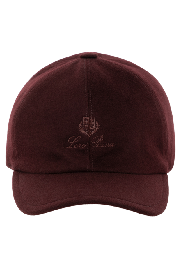 Loro Piana men's burgundy cashmere cap 179309 - photo 1