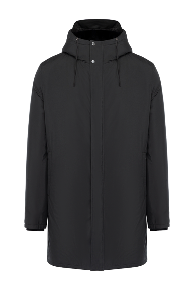 Seraphin чоловічі куртка на хутрі чоловіча чорна з нейлону купити фото з цінами 179363 - фото 1