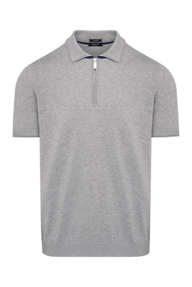 Svevo man men's gray cotton polo buy with prices and photos 179401 - photo 1