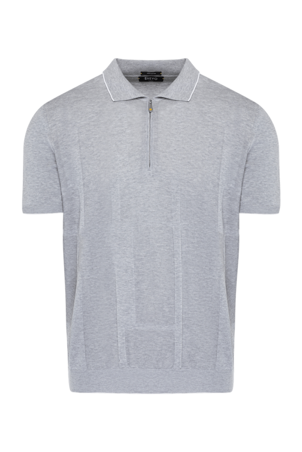 Svevo man men's gray cotton polo buy with prices and photos 179402 - photo 1