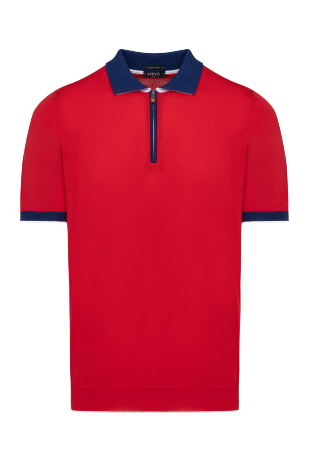 Svevo man men's red cotton polo buy with prices and photos 179407 - photo 1