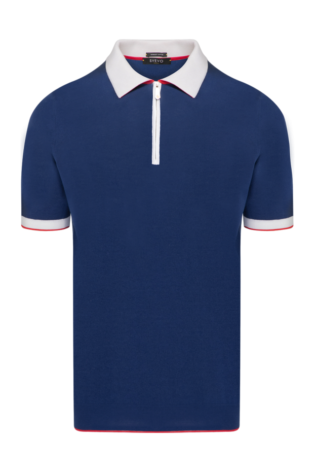 Svevo man men's blue cotton polo buy with prices and photos 179414 - photo 1