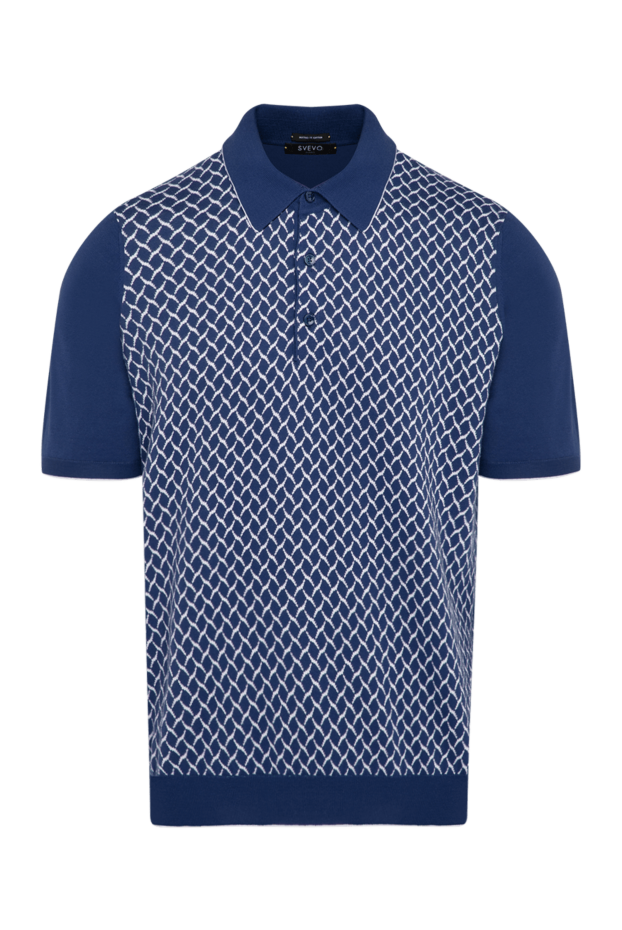 Svevo man men's blue cotton polo buy with prices and photos 179415 - photo 1