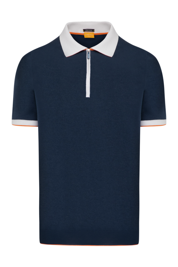 Svevo man men's blue cotton polo buy with prices and photos 179416 - photo 1