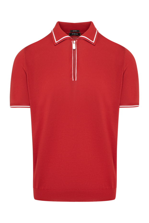 Svevo man men's red cotton polo buy with prices and photos 179419 - photo 1