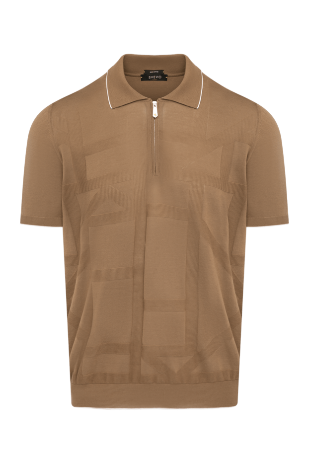 Svevo man men's brown cotton polo buy with prices and photos 179425 - photo 1