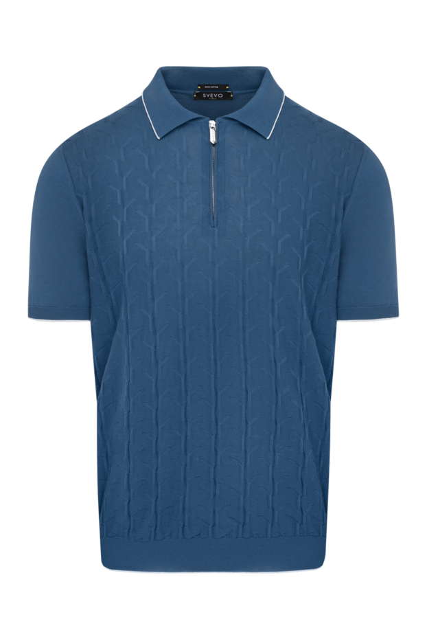 Svevo man men's blue cotton polo buy with prices and photos 179431 - photo 1