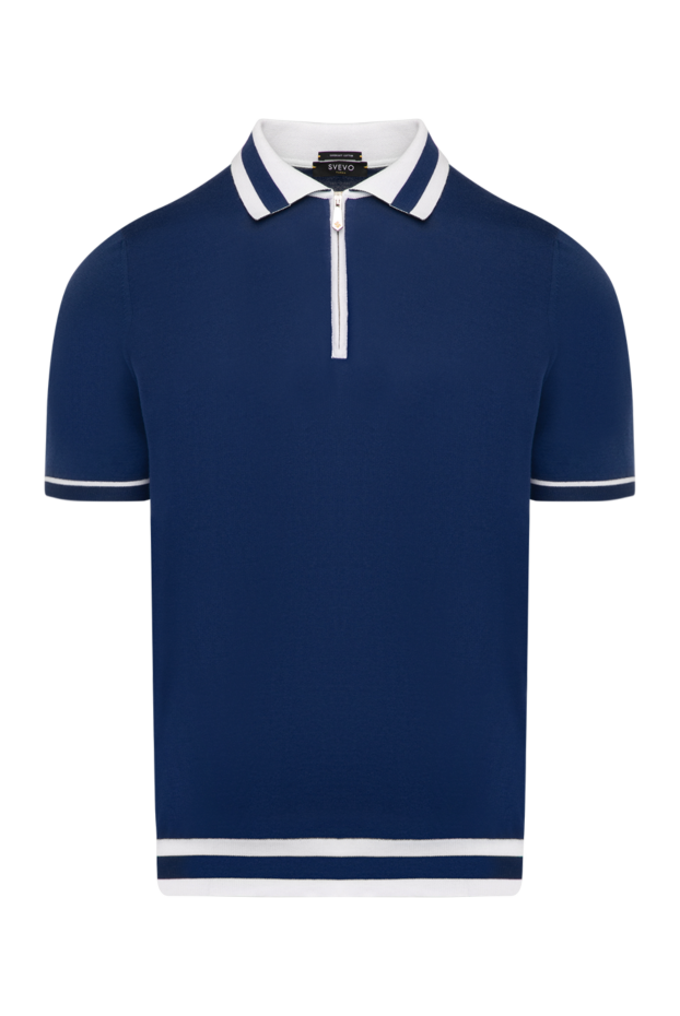 Svevo man men's blue cotton polo buy with prices and photos 179432 - photo 1