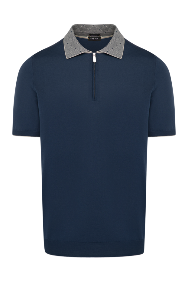 Svevo man men's blue cotton polo buy with prices and photos 179433 - photo 1