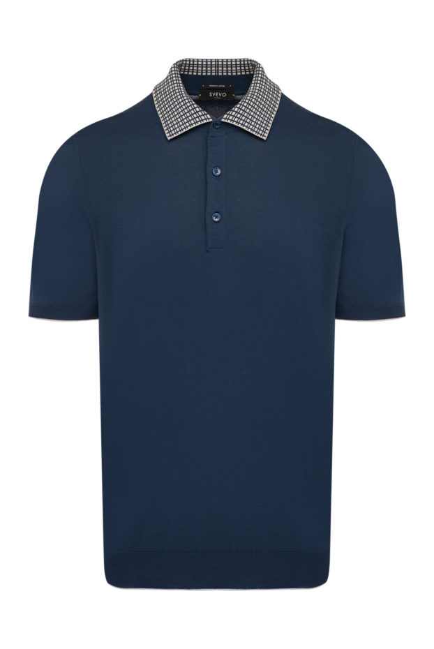 Svevo man men's blue cotton polo buy with prices and photos 179444 - photo 1