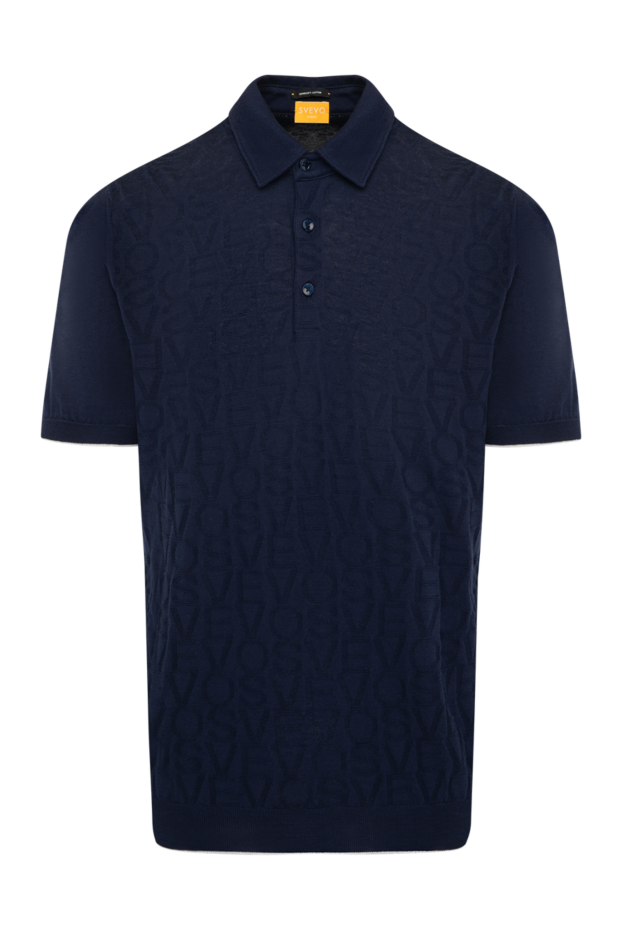 Svevo man men's blue cotton polo buy with prices and photos 179448 - photo 1