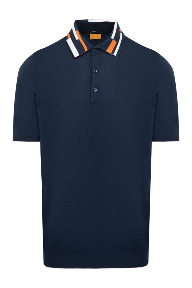 Svevo man men's blue cotton polo buy with prices and photos 179456 - photo 1