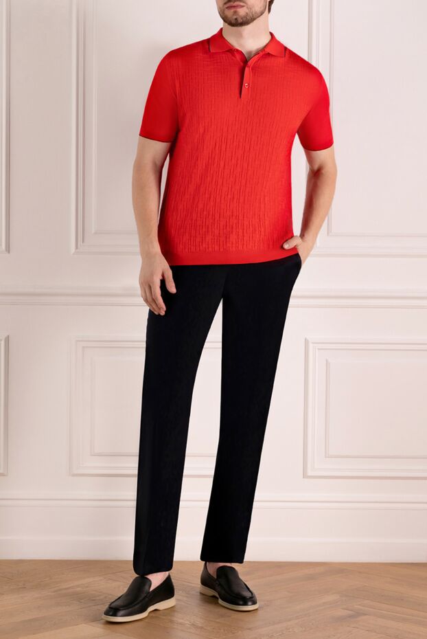 Svevo man men's red cotton polo buy with prices and photos 179467 - photo 2