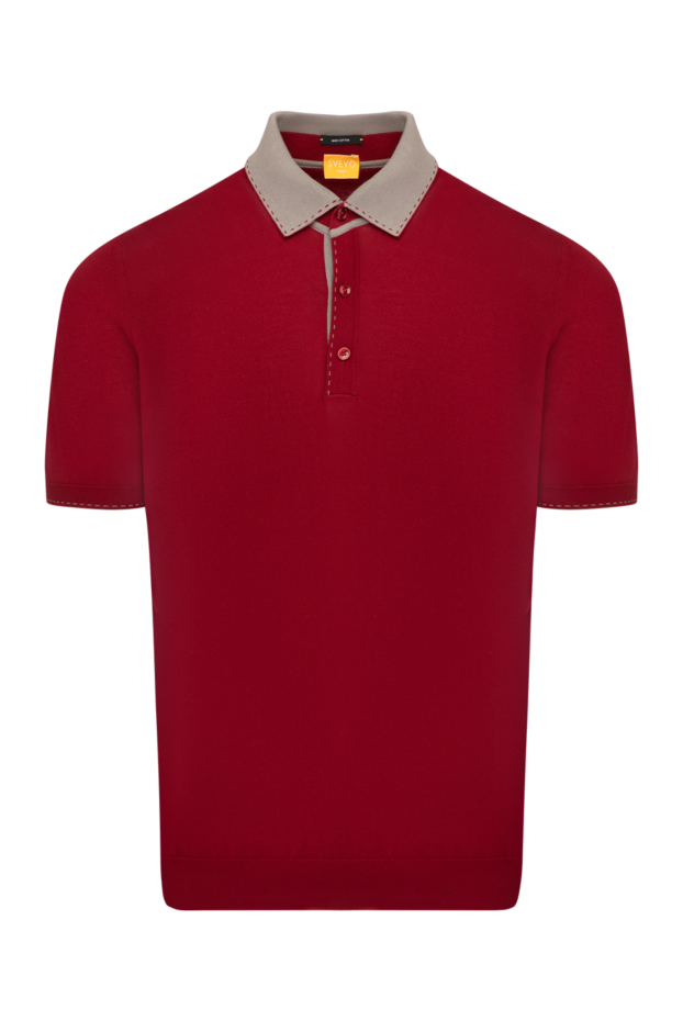 Svevo man men's red cotton polo buy with prices and photos 179468 - photo 1