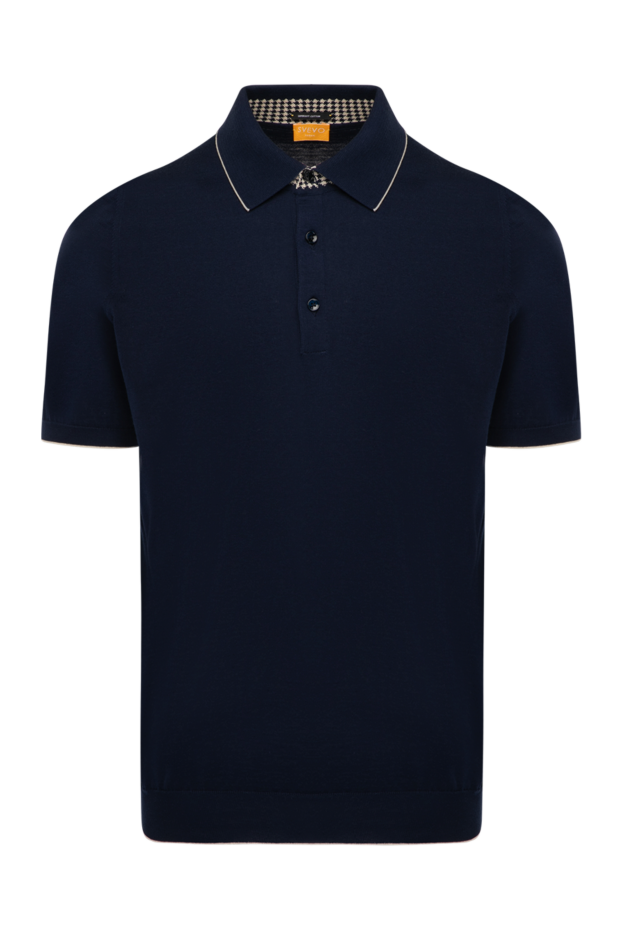 Svevo man men's blue cotton polo buy with prices and photos 179469 - photo 1