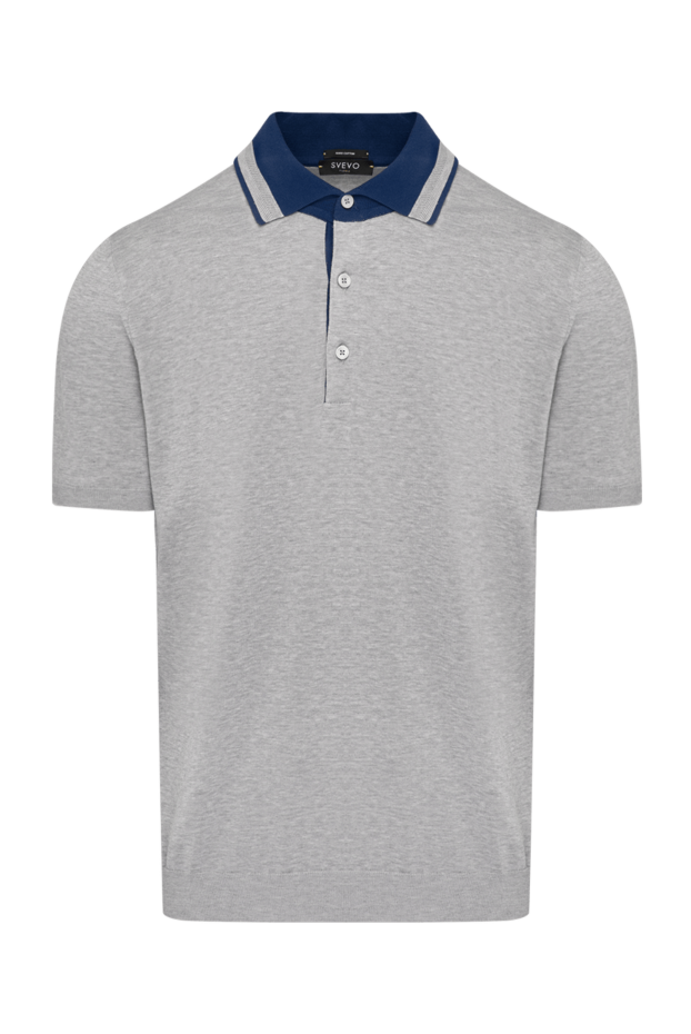 Svevo man men's gray cotton polo buy with prices and photos 179472 - photo 1