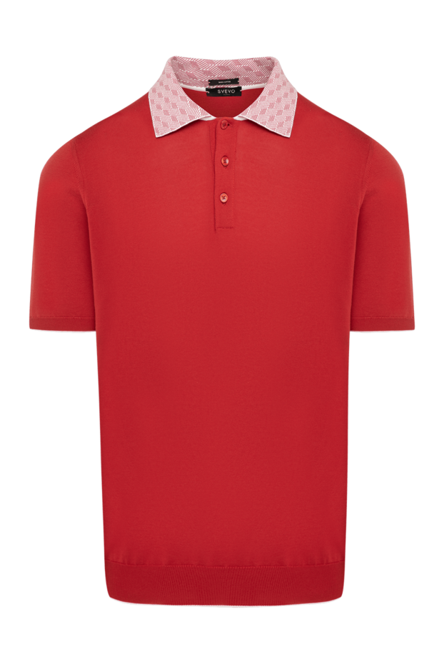 Svevo man men's red cotton polo buy with prices and photos 179475 - photo 1