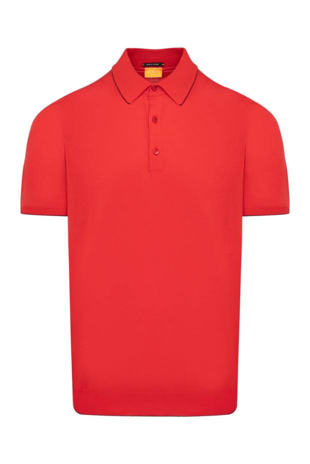 Svevo man men's red cotton polo buy with prices and photos 179479 - photo 1