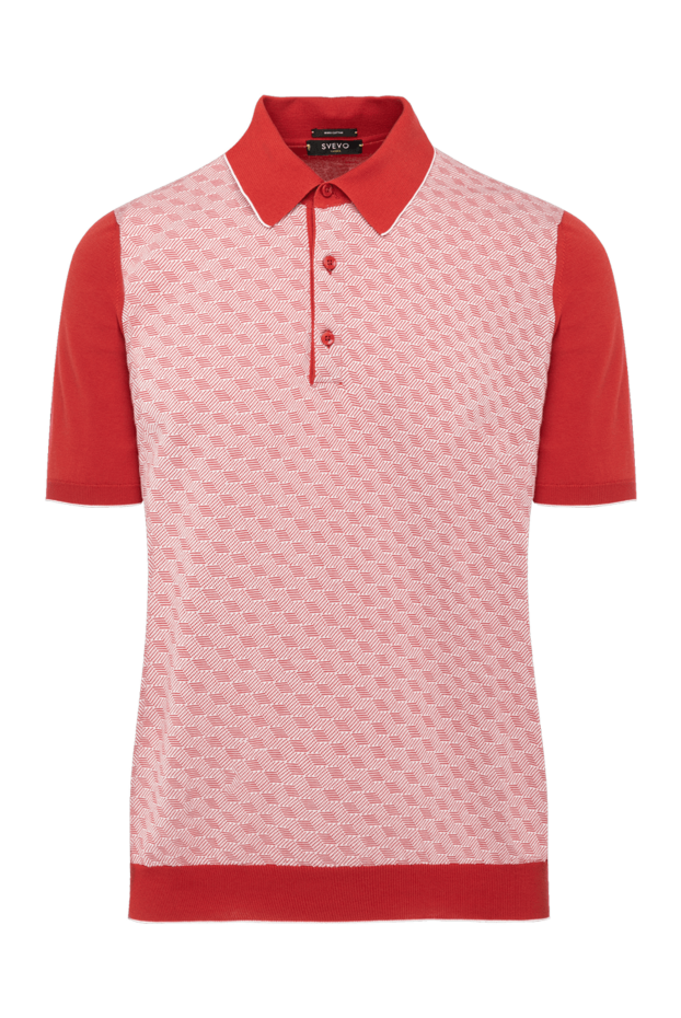 Svevo man men's red cotton polo buy with prices and photos 179486 - photo 1