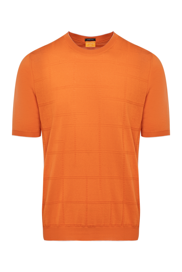 Svevo man men's short sleeve jumper, orange, cotton buy with prices and photos 179490 - photo 1