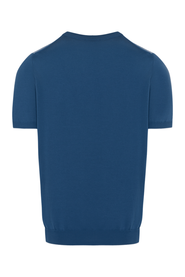 Svevo man men's blue short sleeve jumper made of cotton buy with prices and photos 179493 - photo 2