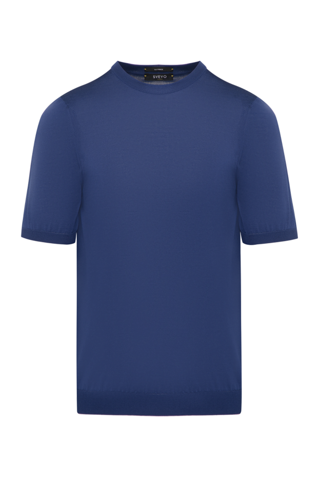 Svevo man short sleeve jumper for men, blue, cotton buy with prices and photos 179497 - photo 1