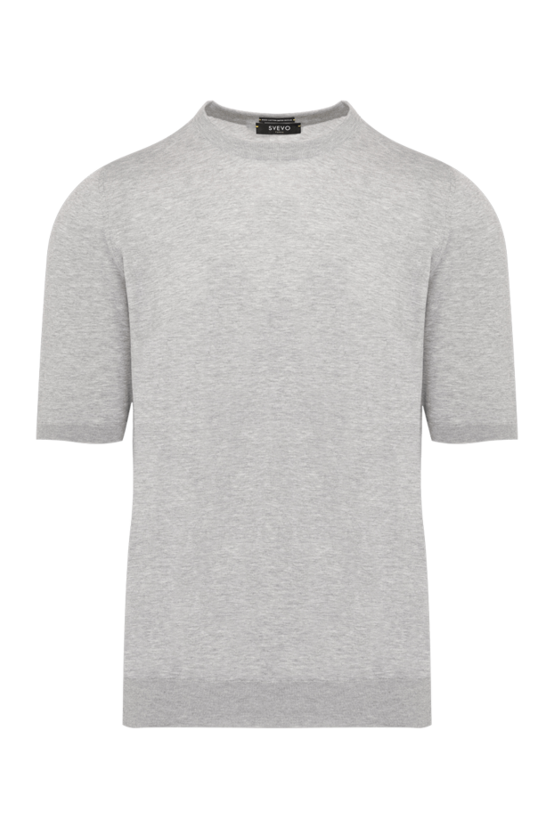 Svevo man men's short sleeve jumper, gray, cotton buy with prices and photos 179499 - photo 1