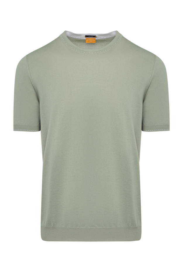 Svevo man short sleeve jumper for men, green, cotton buy with prices and photos 179509 - photo 1