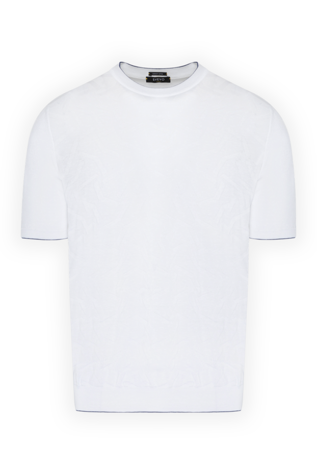 Svevo man men's white cotton jumper with short sleeves buy with prices and photos 179511 - photo 1