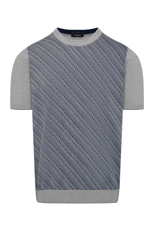 Svevo man men's short sleeve jumper, gray, cotton buy with prices and photos 179513 - photo 1