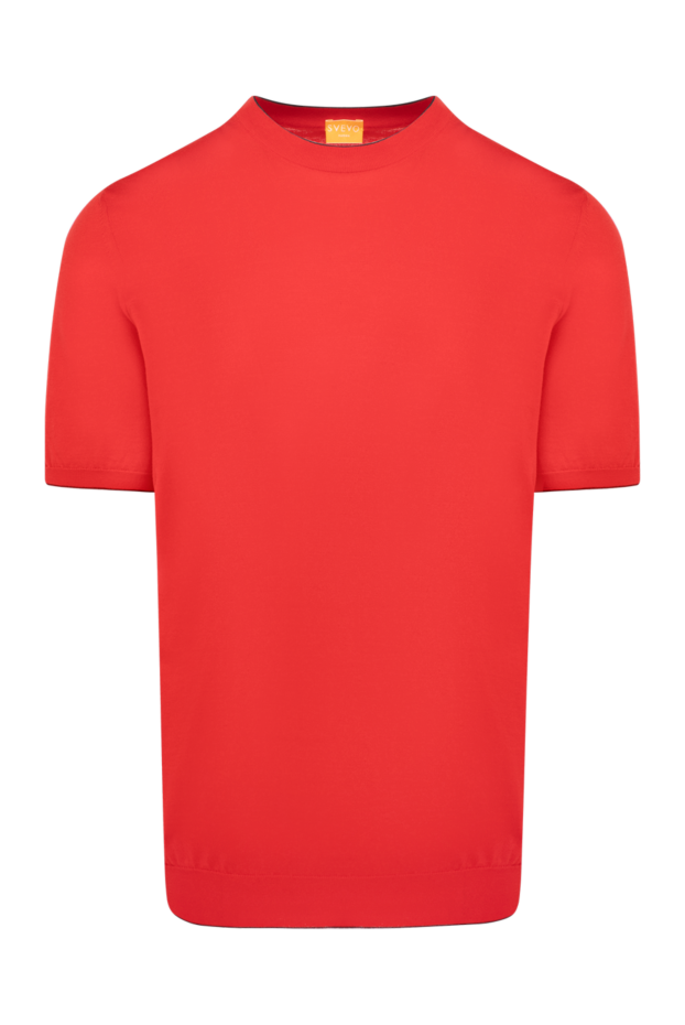 Svevo man short sleeve jumper for men, red, cotton buy with prices and photos 179522 - photo 1