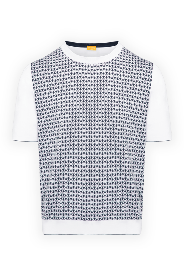 Svevo man men's white cotton jumper with short sleeves buy with prices and photos 179525 - photo 1