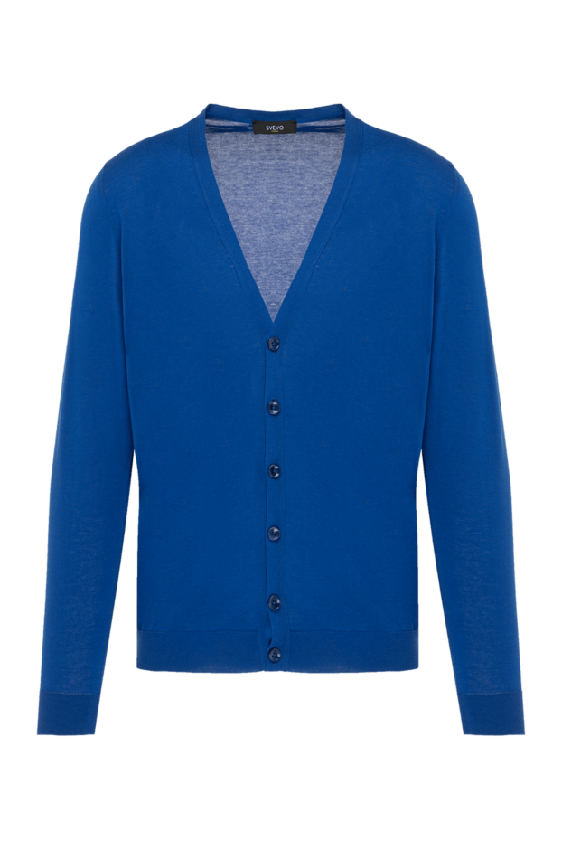 Svevo man men's blue cotton cardigan buy with prices and photos 179528 - photo 1