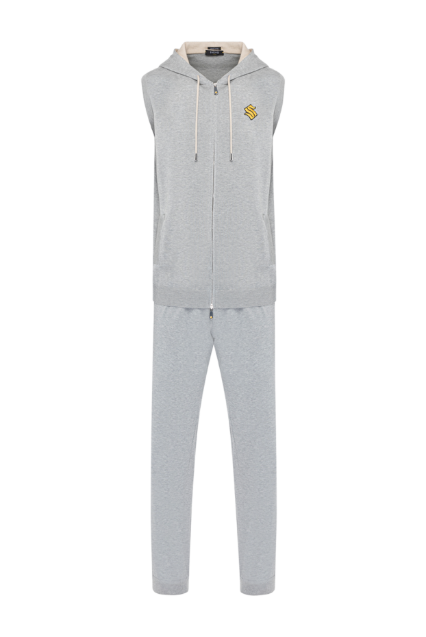 Svevo gray men's walking suit made of cotton 179543 - photo 1