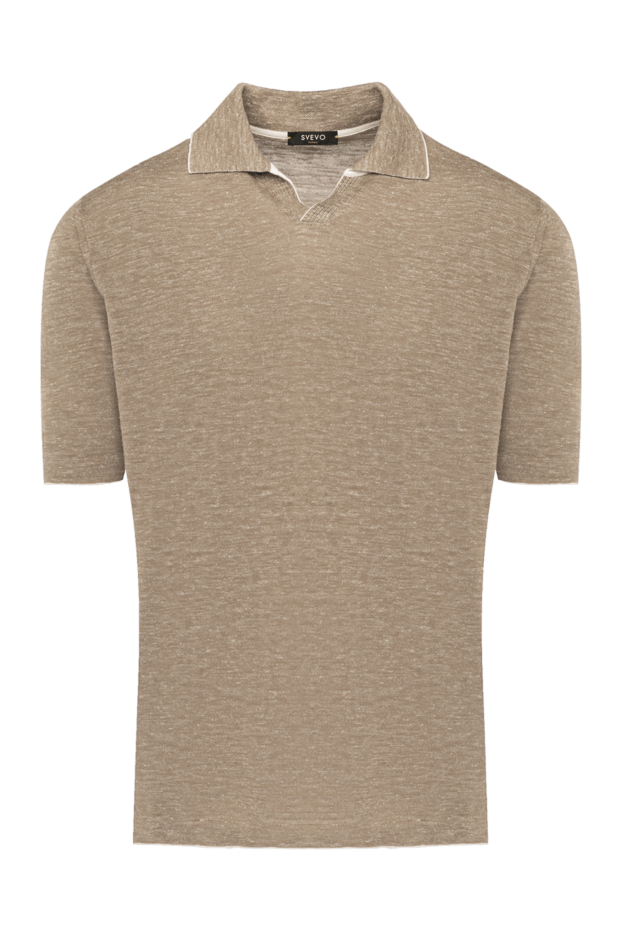 Svevo man men's beige silk and linen polo buy with prices and photos 179573 - photo 1