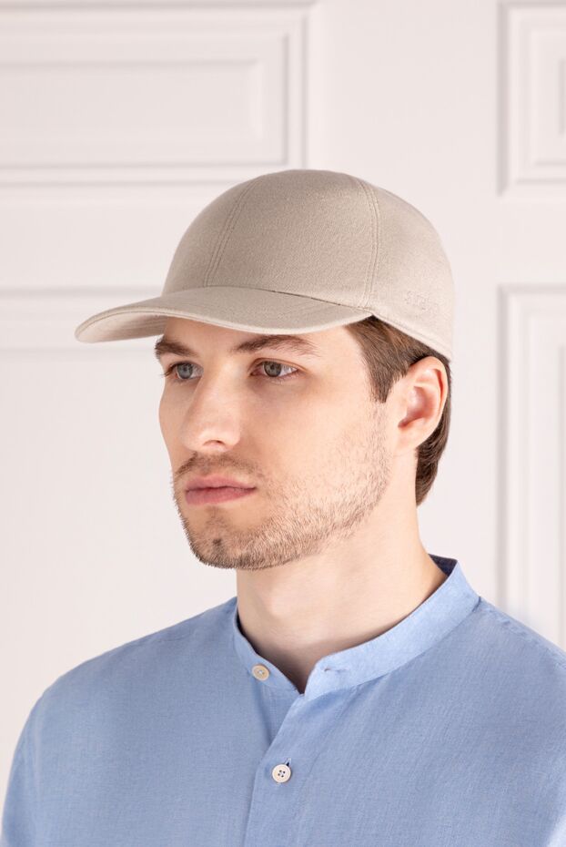 Svevo man men's beige cotton cap buy with prices and photos 179590 - photo 2