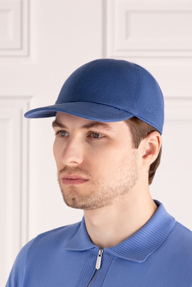 Svevo man men's blue cotton cap buy with prices and photos 179591 - photo 2