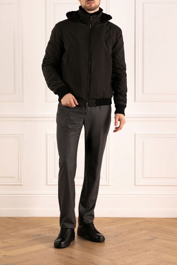 Barba Napoli men's fur jacket black 179712 - photo 2