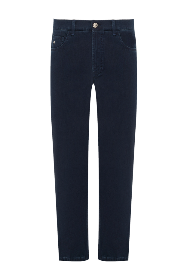Stefano Ricci sapphire five-pocket trousers made from high-grade velvet denim 179733 - photo 1
